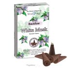 STAMFORD Backflow - White Musk, Visszafolyó füstölő kúp 