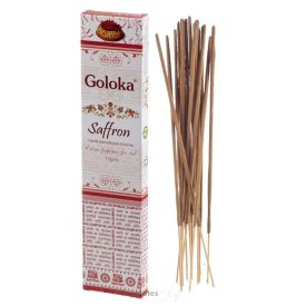 Goloka Saffron füstölő (Sáfrány) 15 g