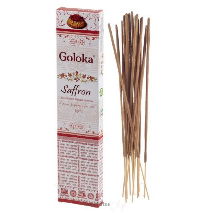 Goloka Saffron füstölő (Sáfrány) 15 g