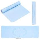 Jóga és Pilates szőnyeg, SPOKEY MANDALA, kék - 183x61x0,4