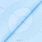 Jóga és Pilates szőnyeg, SPOKEY MANDALA, kék - 183x61x0,4